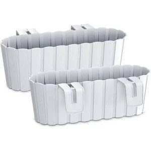 Prosperplast Boardee Hook Flower Box Balcony Flower Pot Plant