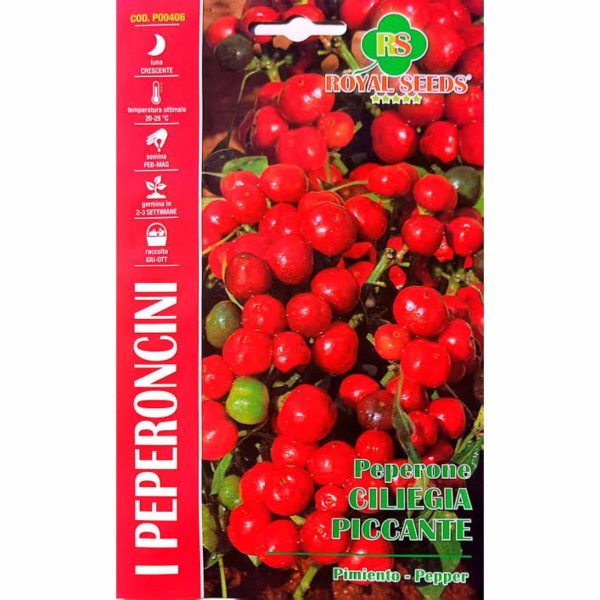 Royal Seeds Peperone Piccante Ciliegia Pepper
