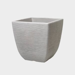 Stewart Cotsworld Square Planter 32Cm Grey