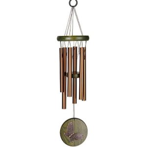 Woodstock Habitats Chime With Green Butterfly