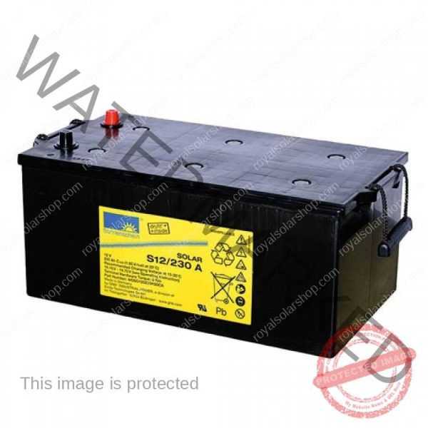 12V 230AH EXIDE SONNENSCHEIN DEEP CYCLE BATTERIES