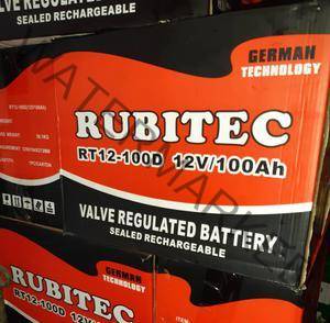 Rubitech 100AH/12V deep cycle battery