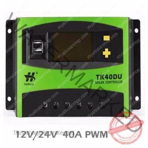 PWM 40amp 12-24v charge controller
