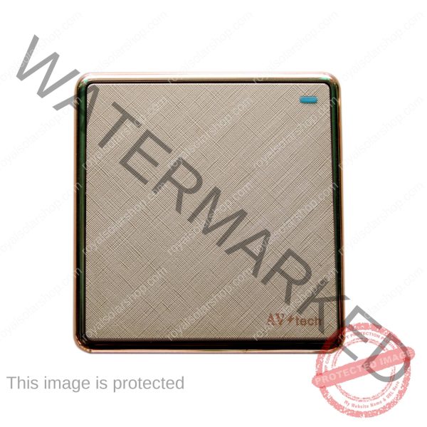 AV TECH 1-gang Switch ? Gold