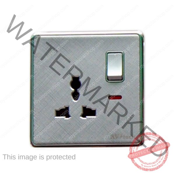 AV TECH 13Amps Socket ? Silver