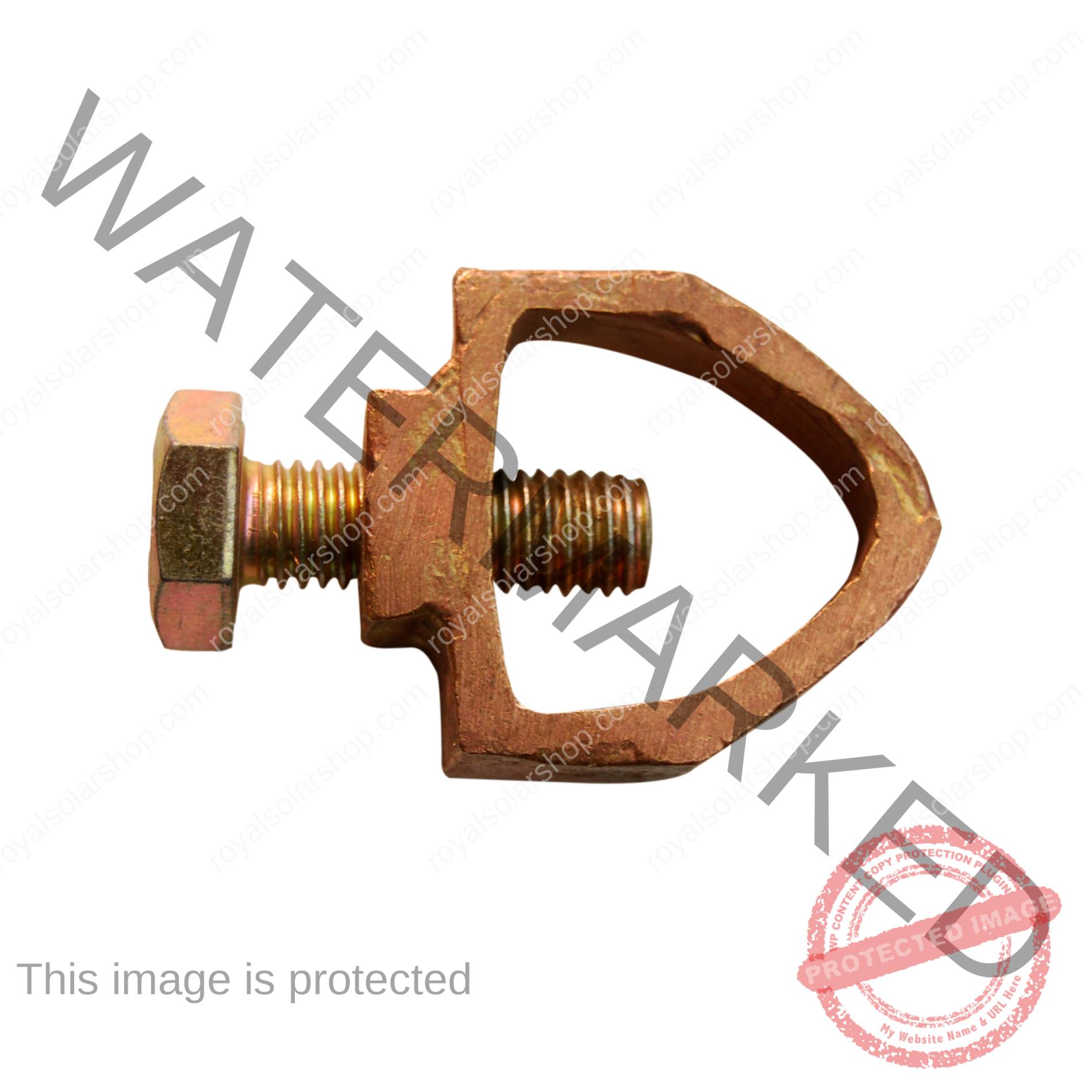Copper Earth Clamp