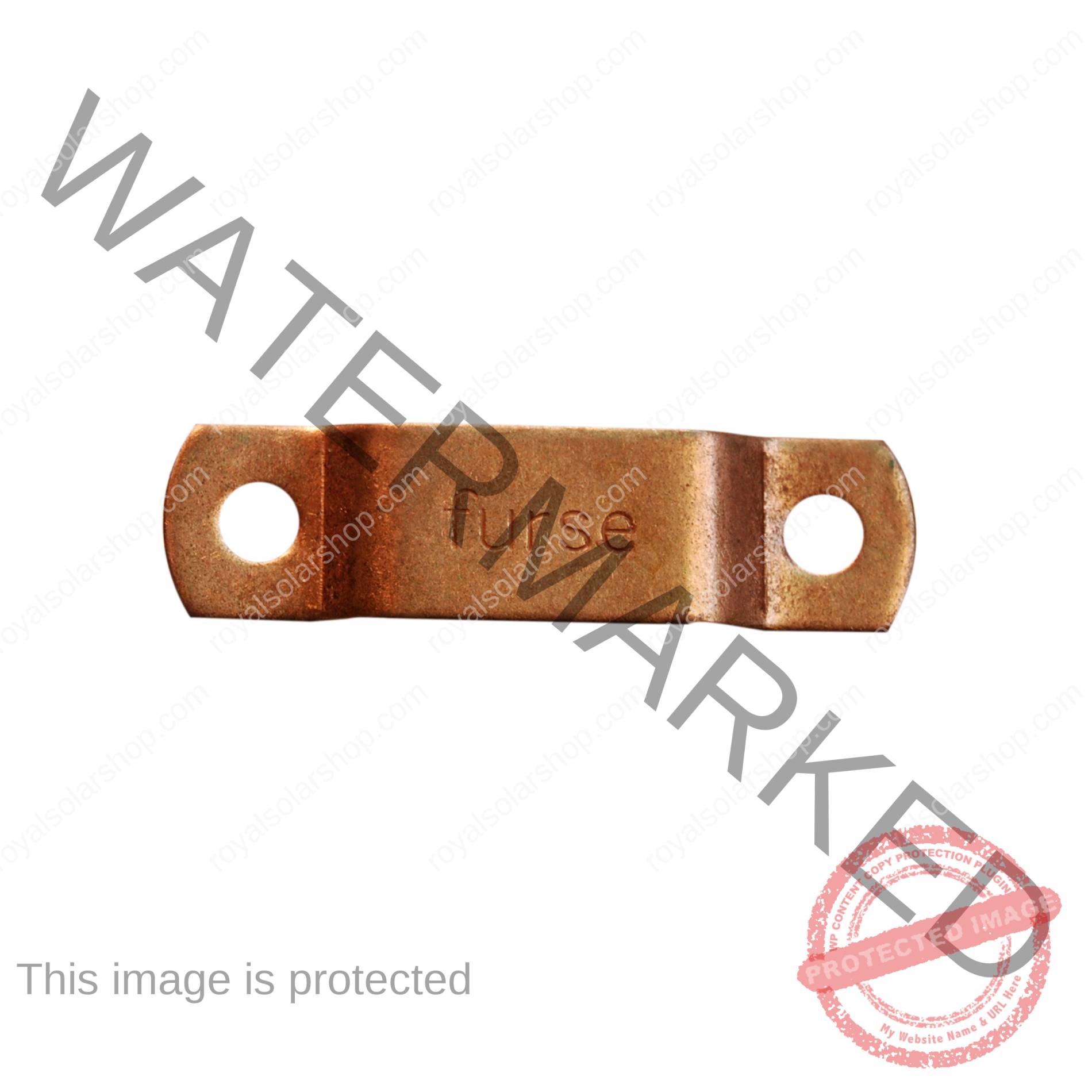 Copper earth clips (per piece)