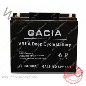 GACIA 18Ah-12V deep cycle battery