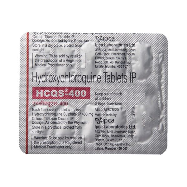 HCQS 400MG TAB 10`S