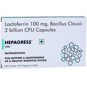 HEPAGRESS STRIP OF 10 CAPSULES
