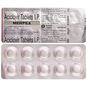 HERPEX 200MG TAB 10`S