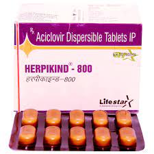HERPIKIND 800MG STRIP OF 10 TABLETS