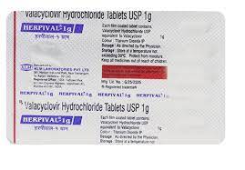 HERPIVAL 1GM STRIP OF 3 TABLETS