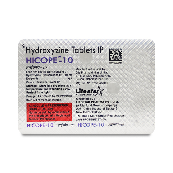 HICOPE 10MG TAB 15`S