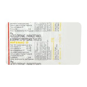 HIFENAC D TAB 10`S
