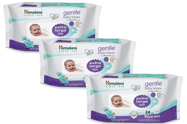 HIMALAYA GENTLE BABY WIPES 24S