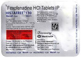 HISTAFREE 120MG STRIP OF 10 TABLETS