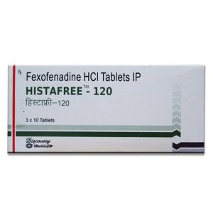 HISTAFREE 120MG TAB 10`S