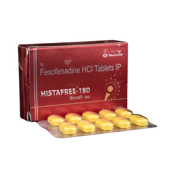 HISTAFREE 180MG TAB 10`S