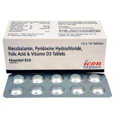 HOMIN D3 STRIP OF 10 TABLETS