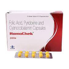 HOMOCHEK STRIP OF 10 CAPSULES