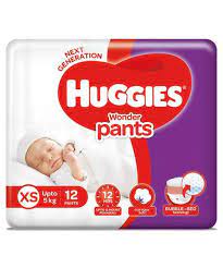 HUGGIES WONDER PANTS XS 12S