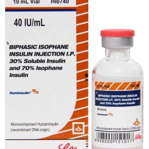 HUMINSULIN 30/70 40IU INJ 10ML