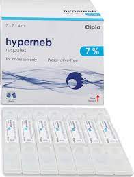HYPERNEB 7% BOTTLE OF 4ML RESPULES