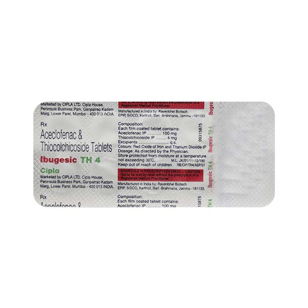 IBUGESIC TH 4MG TAB 10`S