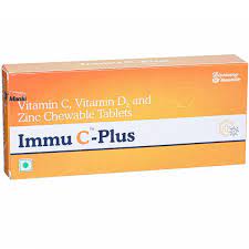 IMMU C PLUS STRIP OF 10 CHEWABLE TABLETS