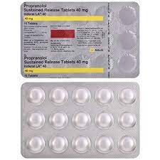 INDERAL LA 40MG STRIP OF 15 TABLETS