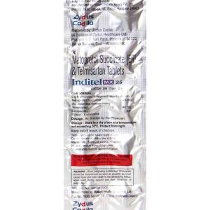 INDITEL MX 25MG TAB 10`S