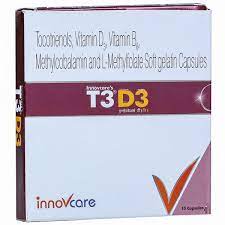 INNOVCARES T3 D3 STRIP OF 15 CAPSULES