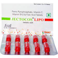 JECTOCOS LIPO STRIP OF 10 TABLETS
