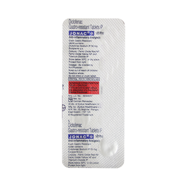 JONAC 50MG TAB 10`S