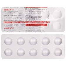 JUBIRA 20MG STRIP OF 15 TABLETS