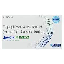 JUSTOZA M 10/1000MG STRIP OF 10 TABLETS