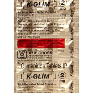 K GLIM 2MG TAB 15`S