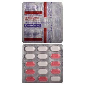 K GLIM M 1MG TAB 15`S