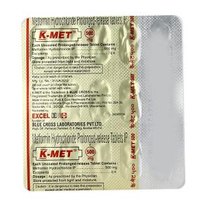K MET SR 500 TAB 15`S