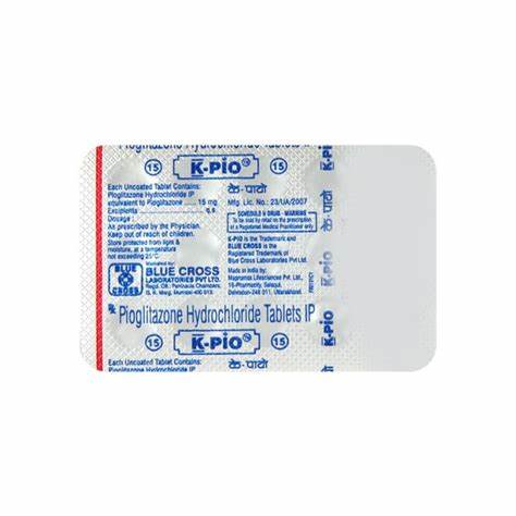 K PIO 15MG TAB