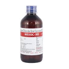 KESOL 20 RASPBERRY FLAVOUR SUGAR FREE BOTTLE OF 200ML ORAL SOLUTION