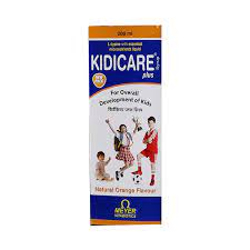KIDICARE PLUS ORANGE FLAVOUR SYRUP 200ML