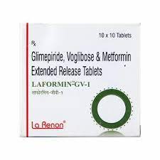 LAFORMIN GV 1MG STRIP OF 10 TABLETS