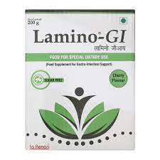 LAMINO GI CHERRY FLAVOUR SUGAR FREE BOX OF 200GM POWDER