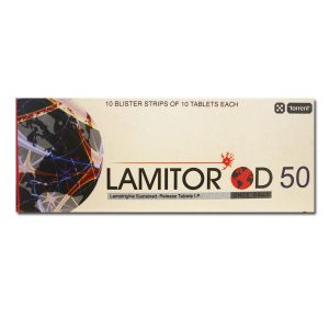 LAMITOR OD 50MG TAB 10`S