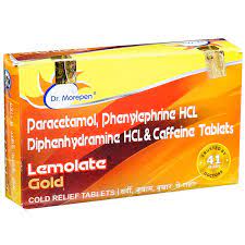 LEMOLATE GOLD STRIP OF 10 TABLETS