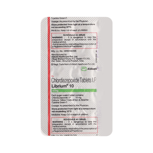 LIBRIUM 10MG TAB 15`S