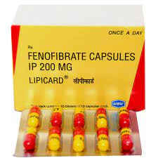 LIPICARD 200MG STRIP OF 10 CAPSULES