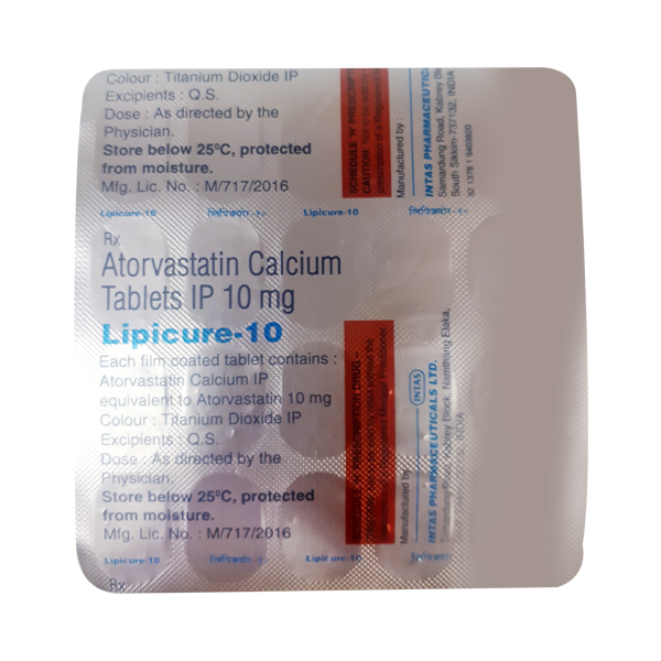 LIPICURE 10MG TAB 20`S